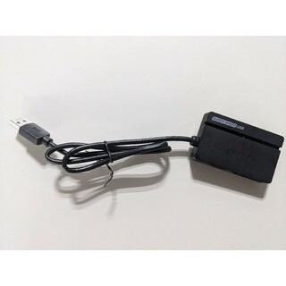 バッファロー(Buffalo)のバッファロー USB3.0カードリーダー BSCR100U3BK  中古品(PC周辺機器)