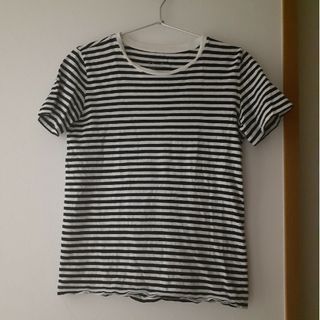 MUJI (無印良品) - 無印良品 ボーダー半袖Tシャツ