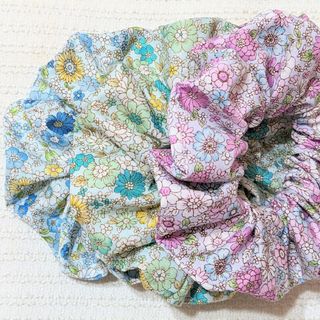 AN3個セットシュシュハンドメイド(ヘアアクセサリー)