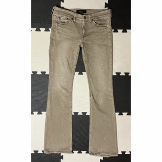 WOW jeans ジーンズ 31㌅ ベージュ ストレッチ デニム 帝人ワオ(デニム/ジーンズ)