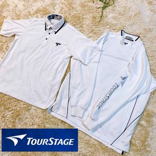 ツアーステージ(TOURSTAGE)の【半袖長袖2点セットLサイズ】ツアーステージ TOURSTAGE ゴルフ(ウエア)