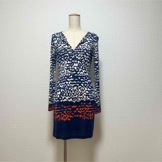 ダイアンフォンファステンバーグ(DIANE von FURSTENBERG)のDIANE von FURSTENBERG シルク100% 2 M(ひざ丈ワンピース)