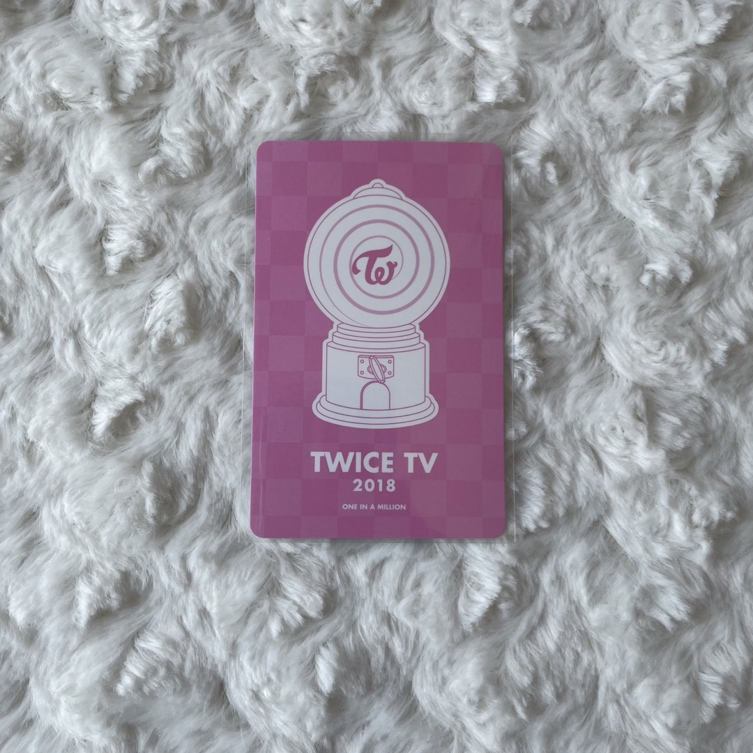 TWICE(トゥワイス)のTWICE 2018 TWICETV トレカ サナ トレカ エンタメ/ホビーのCD(K-POP/アジア)の商品写真