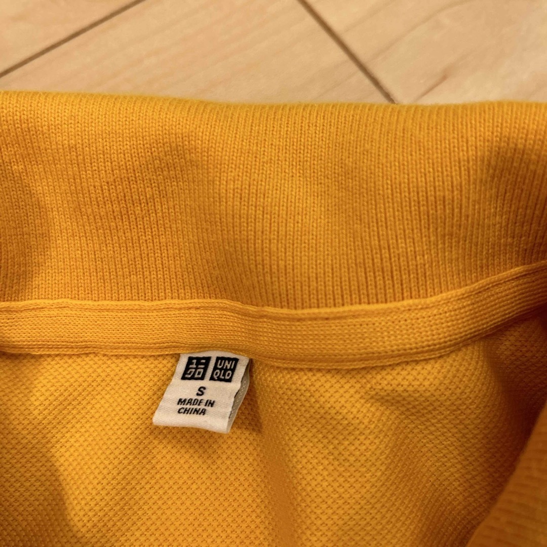 UNIQLO(ユニクロ)のユニクロ ポロシャツ(イエロー)Sサイズ レディースのトップス(ポロシャツ)の商品写真