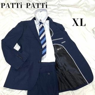 パティパティ(Patti Patti)の【希少サイズXL】パティパティ　スーツ　セットアップ　 シングル　ネイビー(セットアップ)