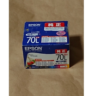 ★EPSON純正インク IC6CL70L ・増量6色パック♪(PC周辺機器)
