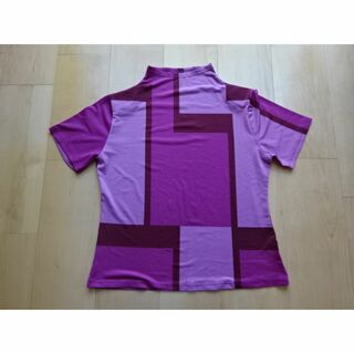 ＳＩＮＪＩＶＩ　紫＆ピンク　半袖シャツ Ｍ～Ｌサイズ(カットソー(半袖/袖なし))