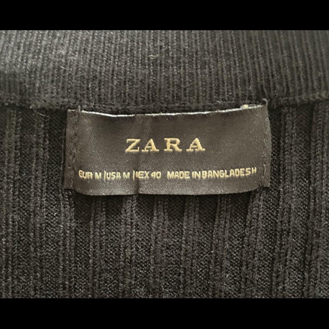 ZARA  メンズ　春夏リブニット メンズのトップス(ニット/セーター)の商品写真