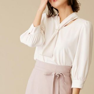 【JILL by JILL STUART】美品！クラシカルボウタイブラウス