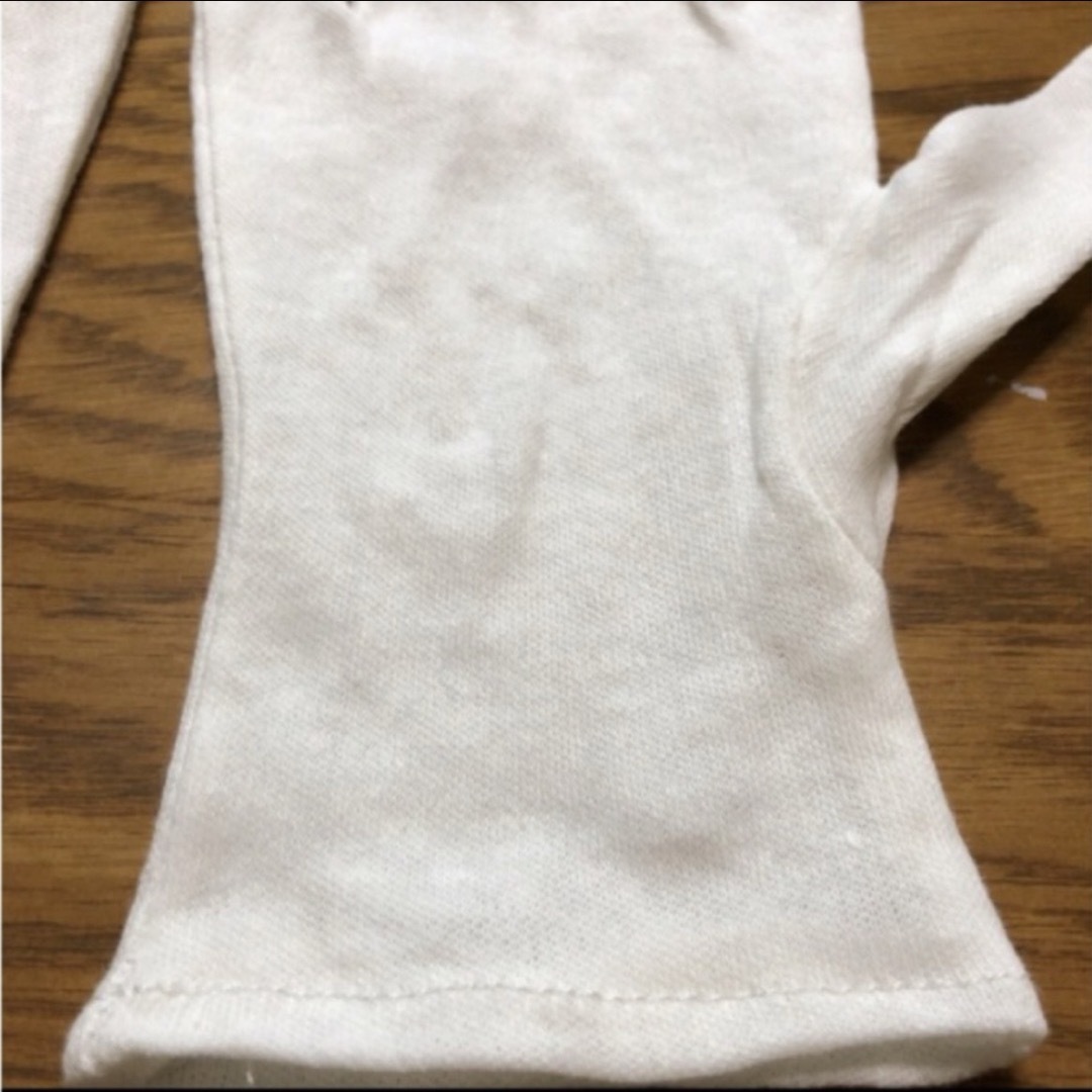 白い綿の手袋　M 28枚（14双） レディースのファッション小物(手袋)の商品写真