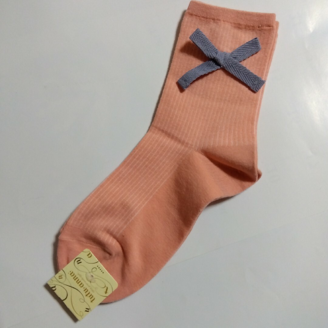 tutuanna(チュチュアンナ)のチュチュアンナ　リボン付き靴下　レディース　1足 レディースのレッグウェア(ソックス)の商品写真