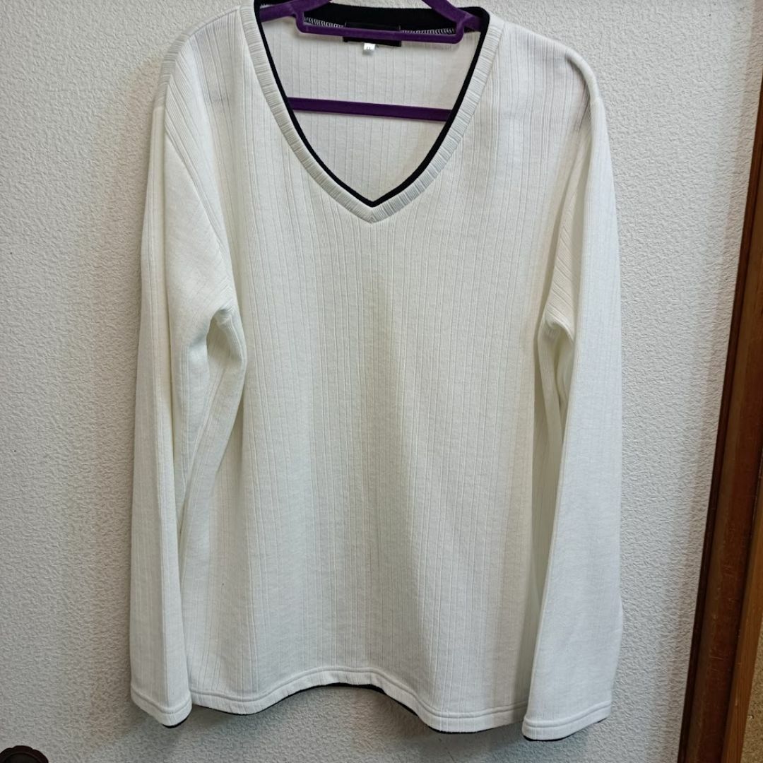 長袖Ｔシャツ　Vネック　サイズ：ＬＬ【5.31】 メンズのトップス(Tシャツ/カットソー(七分/長袖))の商品写真