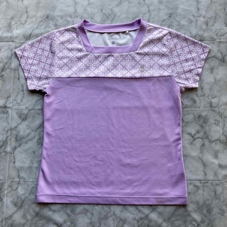 ラベンダー 薄紫 半袖 Tシャツ シンプソン M(Tシャツ(半袖/袖なし))