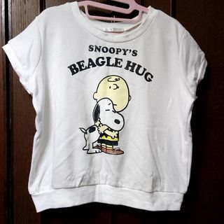 レトロガール(RETRO GIRL)のレトロガール スヌーピー 半袖 スウェット トレーナー  ホワイト SNOOPY(カットソー(半袖/袖なし))