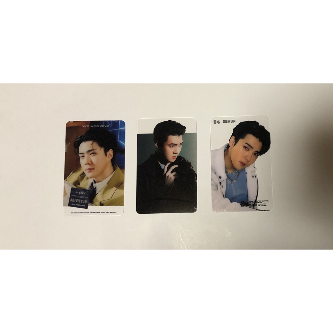 EXO セフン 透明 フォトカード　① エンタメ/ホビーのタレントグッズ(アイドルグッズ)の商品写真