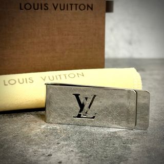 ルイヴィトン(LOUIS VUITTON)の付属品完備⭐️ルイヴィトン パンス ビエ シャンゼリゼ マネークリップ シルバー(マネークリップ)