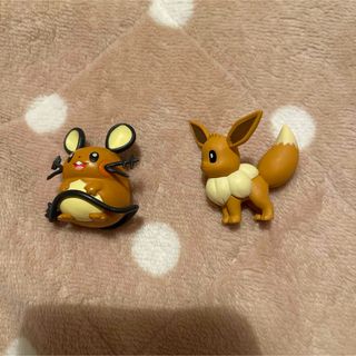 ポケモン(ポケモン)のポケモン　デデンネとイーブイ　フィギュア　2個セット(フィギュア)