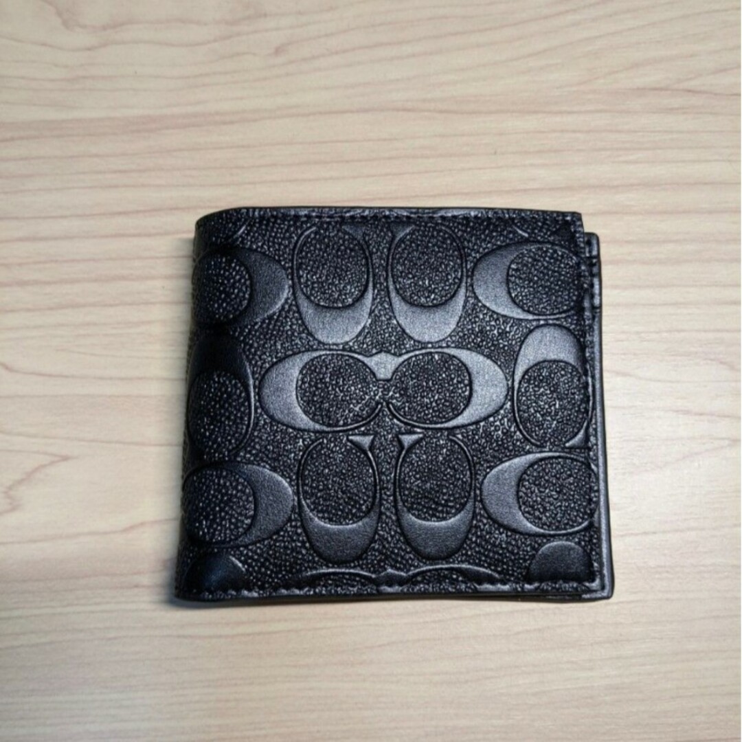 COACH(コーチ)の【新品未使用】コーチ F74929 BK メンズ 折り財布 レア メンズのファッション小物(折り財布)の商品写真