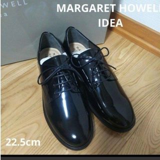 マーガレットハウエル(MARGARET HOWELL)の新品24970円☆マーガレットハウエル レースアップシューズ 革靴 黒 22.5(ローファー/革靴)