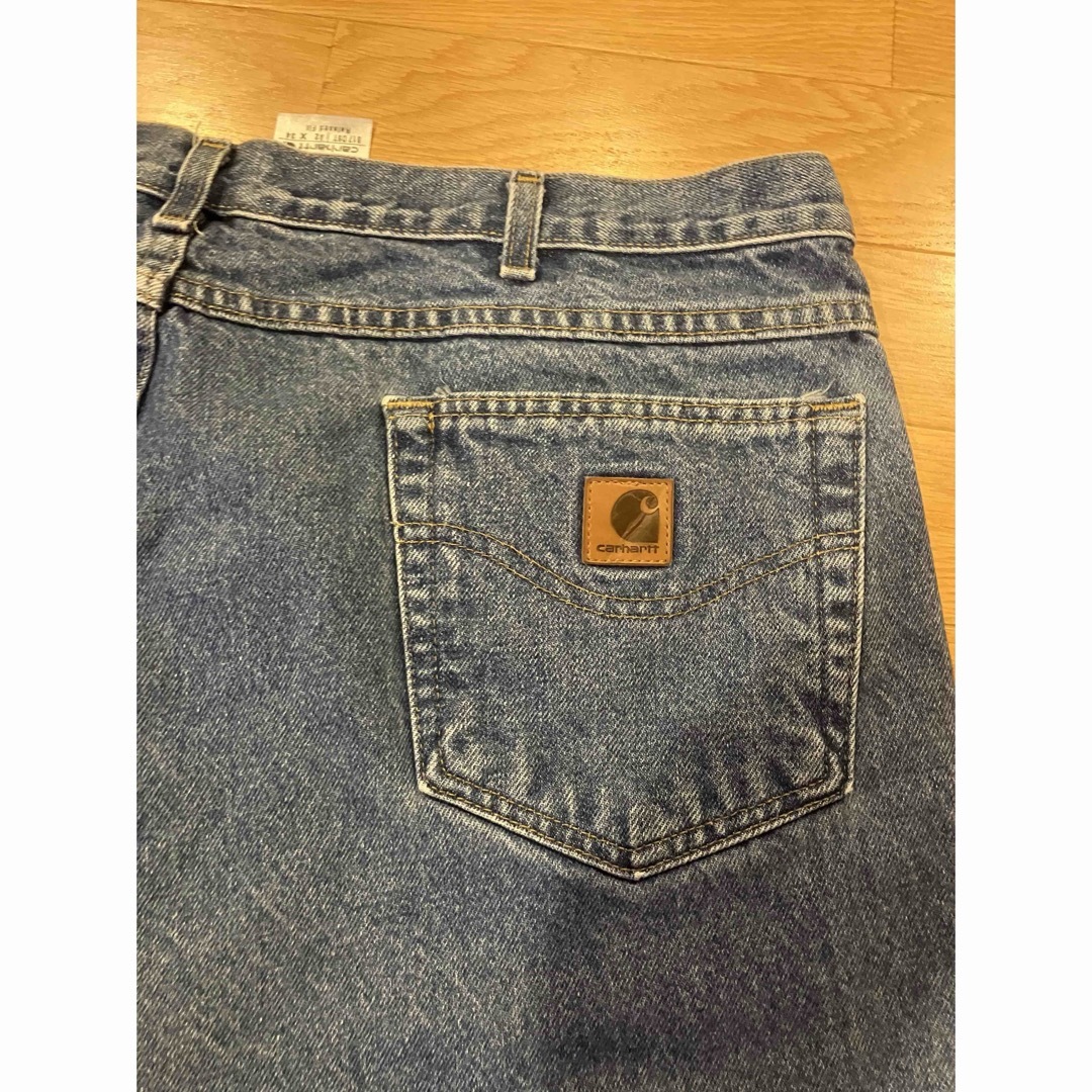 carhartt(カーハート)のCarhartt カーハート 大きいsizeW42 ストレート厚手 106cm メンズのパンツ(デニム/ジーンズ)の商品写真