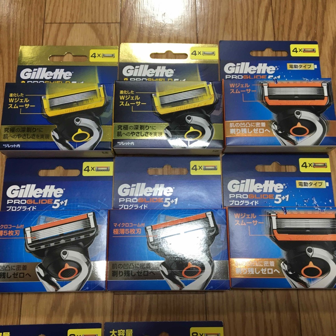 Gillette(ジレット)のジレット プログライド 、プロシールド替刃  64個 コスメ/美容のシェービング(カミソリ)の商品写真