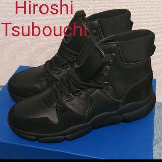 ヒロシツボウチ(HIROSHI TSUBOUCHI)の新品約45000円☆Hiroshi Tsubouchiヒロシ ツボウチ 黒ブーツ(ブーツ)