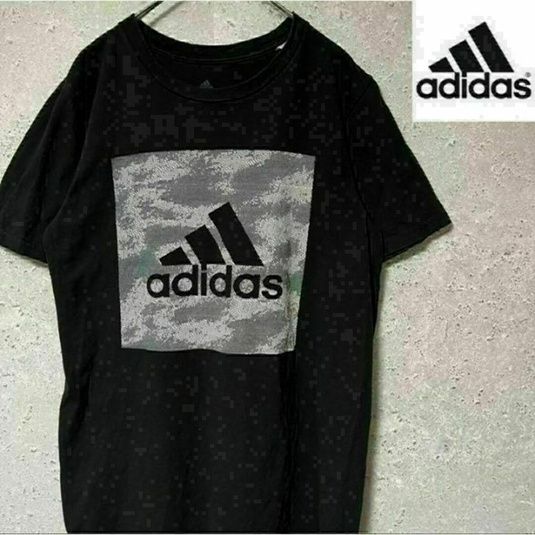 adidas アディダス Tシャツ 半袖 ビッグロゴ プリントロゴ S メンズのトップス(Tシャツ/カットソー(半袖/袖なし))の商品写真