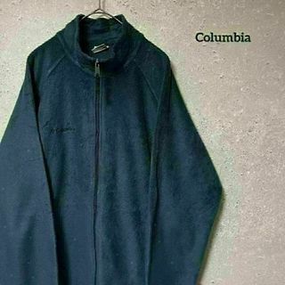 コロンビア(Columbia)のColumbia コロンビア フリース モックネック ジップアップ 刺繍 L(その他)