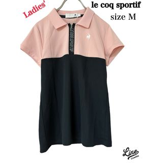 le coq sportif - 試着のみ美品！ルコックスポルティフ　ゴルフ　ポロシャツ　レディースM  半袖