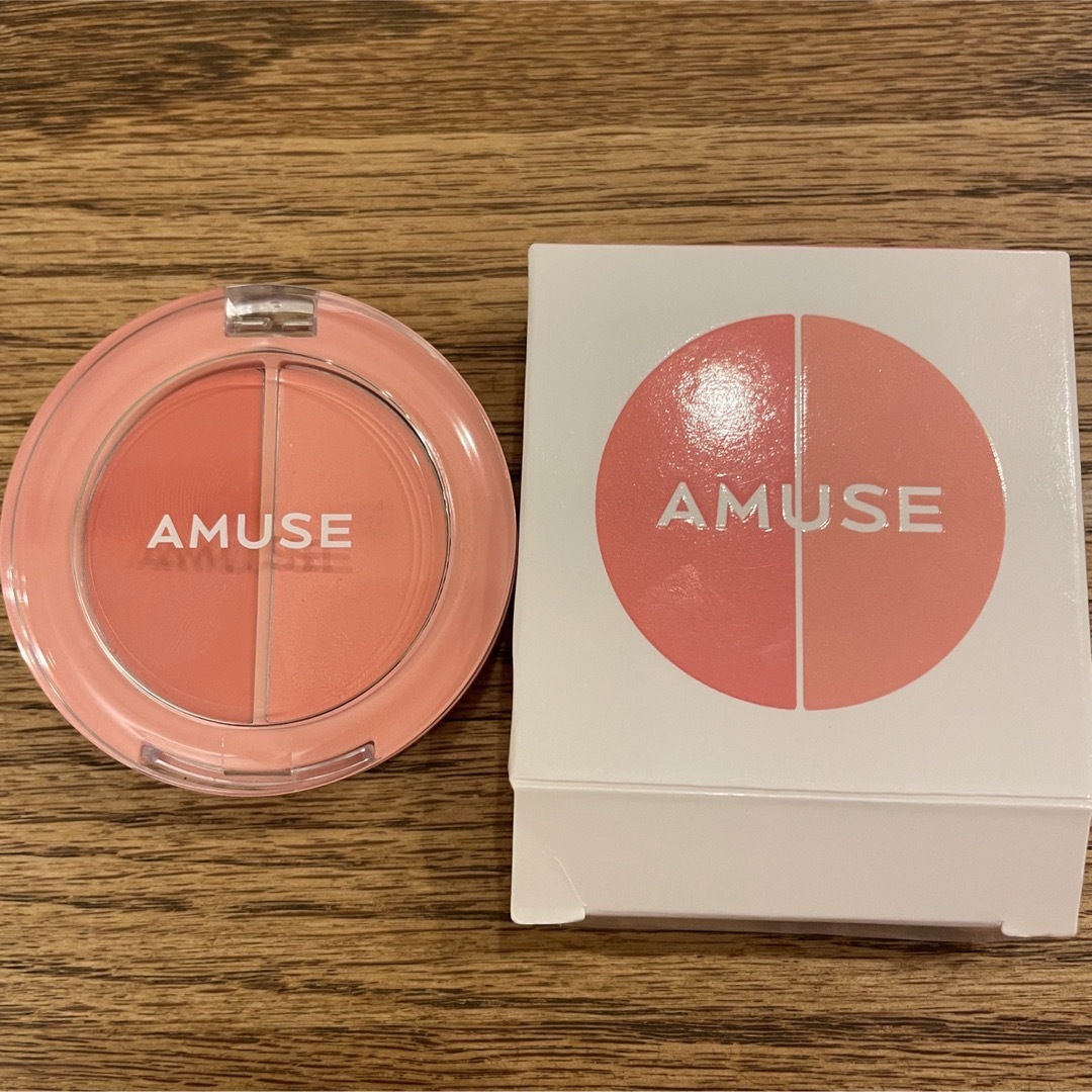 amuse リップ&チークヘルシーバーム　モモバーム コスメ/美容のベースメイク/化粧品(チーク)の商品写真