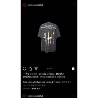 emostanceclub awende(Tシャツ/カットソー(半袖/袖なし))