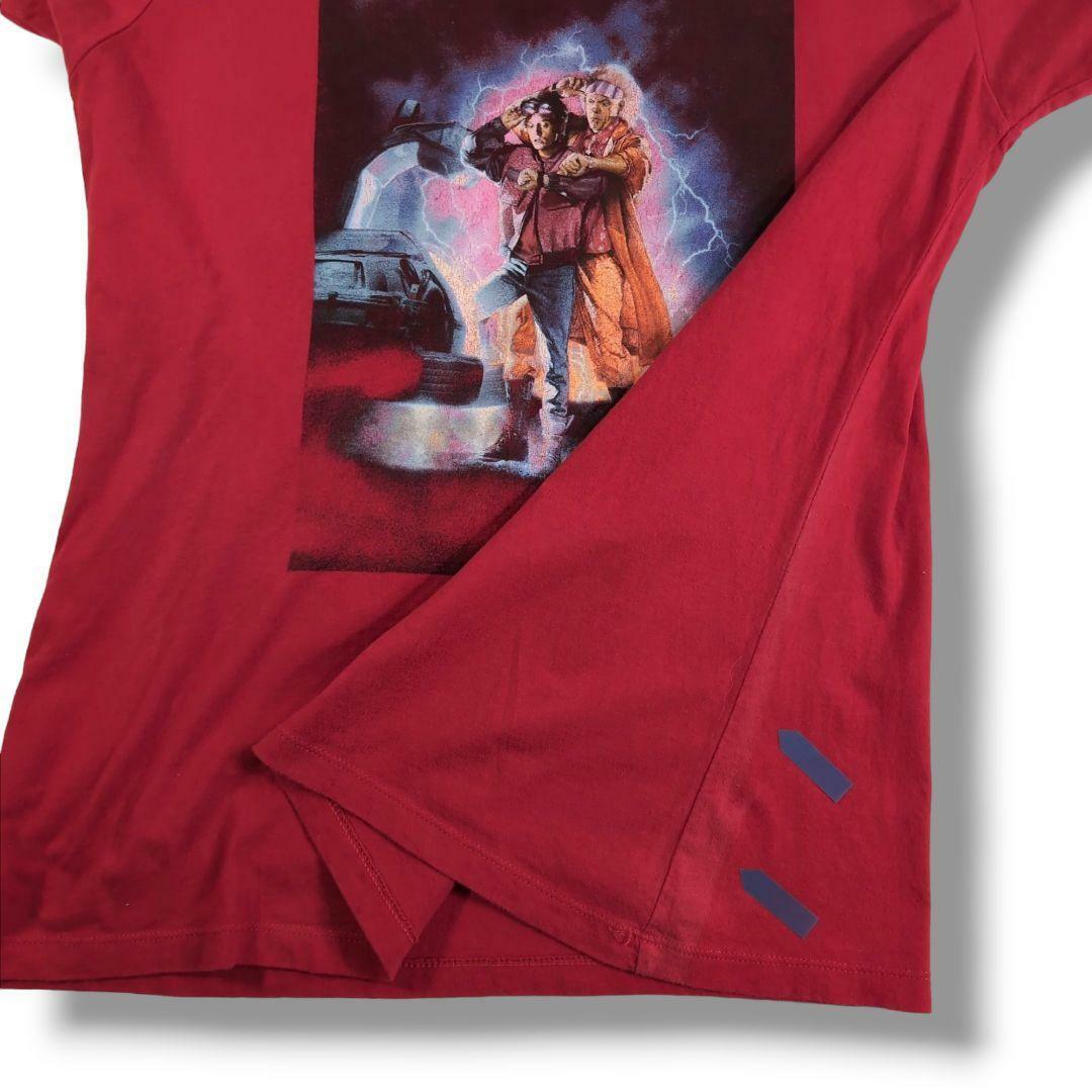 バック・トゥ・ザ・フューチャー2 ムービーTシャツ レッド XL 186 メンズのトップス(Tシャツ/カットソー(半袖/袖なし))の商品写真