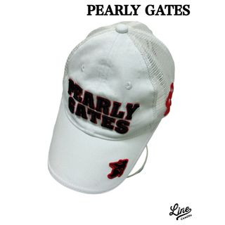 PEARLY GATES - PG パーリーゲイツ　キャップ　フリーサイズ　帽子　ユニセックス　ニコちゃん