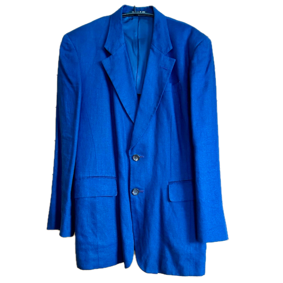 ⭐️COMME CA DU MODE 長袖ジャケット 麻 バブリー 昭和 レディースのジャケット/アウター(テーラードジャケット)の商品写真