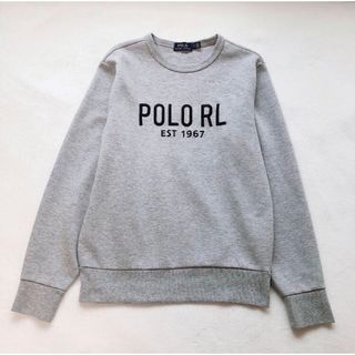 ポロラルフローレン(POLO RALPH LAUREN)のRALPH LAUREN ラルフローレン　ロゴ　スウェット　薄手　グレー　S(スウェット)