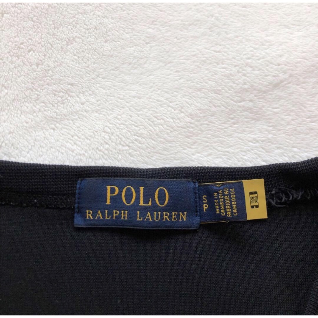 POLO RALPH LAUREN(ポロラルフローレン)の美品　RALPH LAUREN ラルフローレン　ポニー　スウェット　ブラック　S メンズのトップス(スウェット)の商品写真