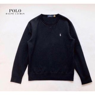 ポロラルフローレン(POLO RALPH LAUREN)の美品　RALPH LAUREN ラルフローレン　ポニー　スウェット　ブラック　S(スウェット)