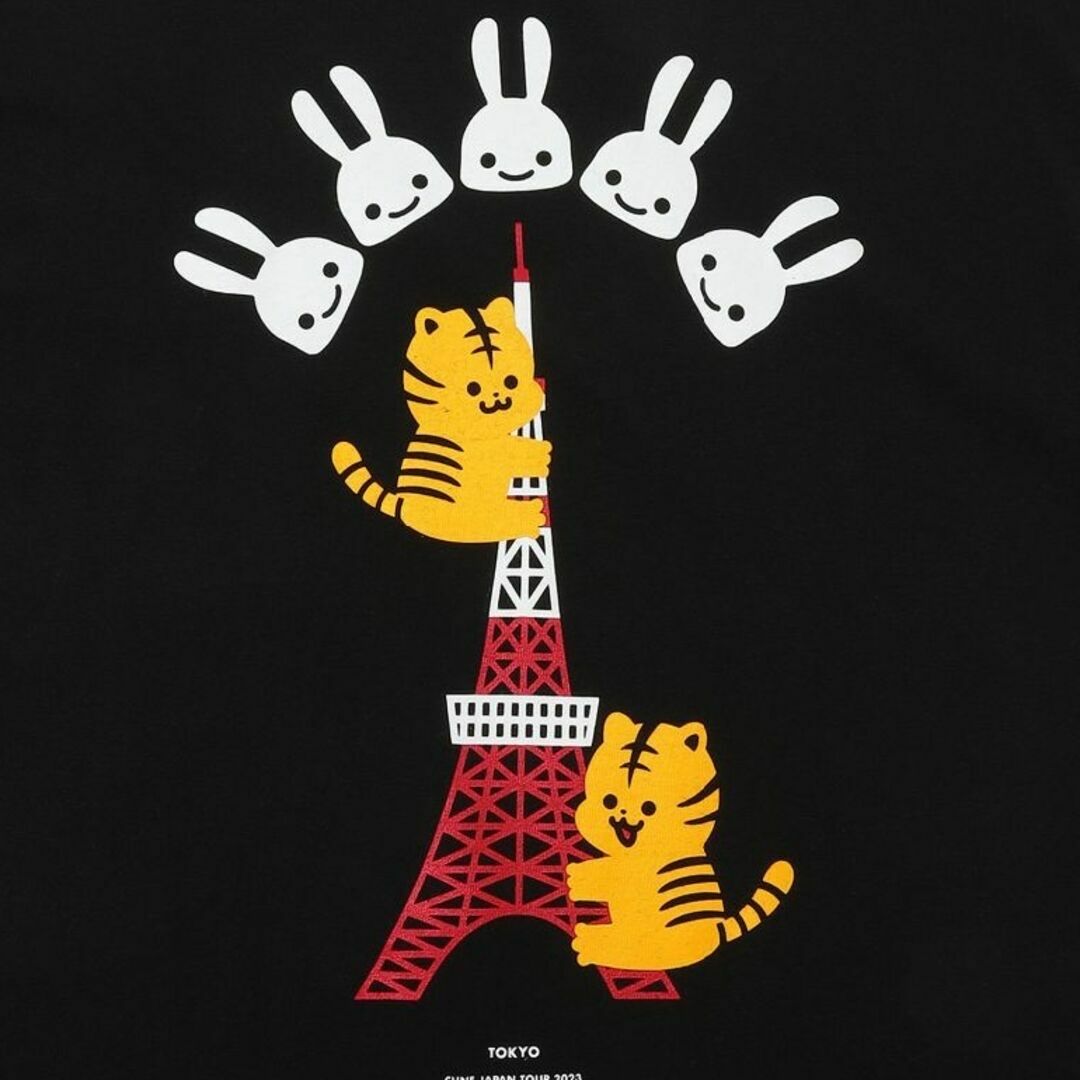 CUNE(キューン)の新品 cune キューン うさぎ 虎ちゃん 東京都 東京タワー Tシャツ XXL メンズのトップス(Tシャツ/カットソー(半袖/袖なし))の商品写真