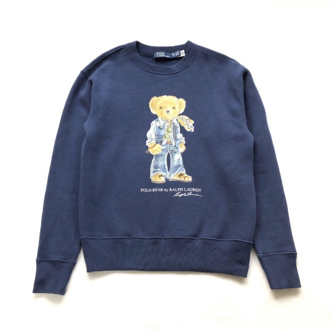 POLO RALPH LAUREN(ポロラルフローレン)の新作　RALPH LAUREN ラルフローレン　ポロベア　スウェット　ネイビー レディースのトップス(トレーナー/スウェット)の商品写真