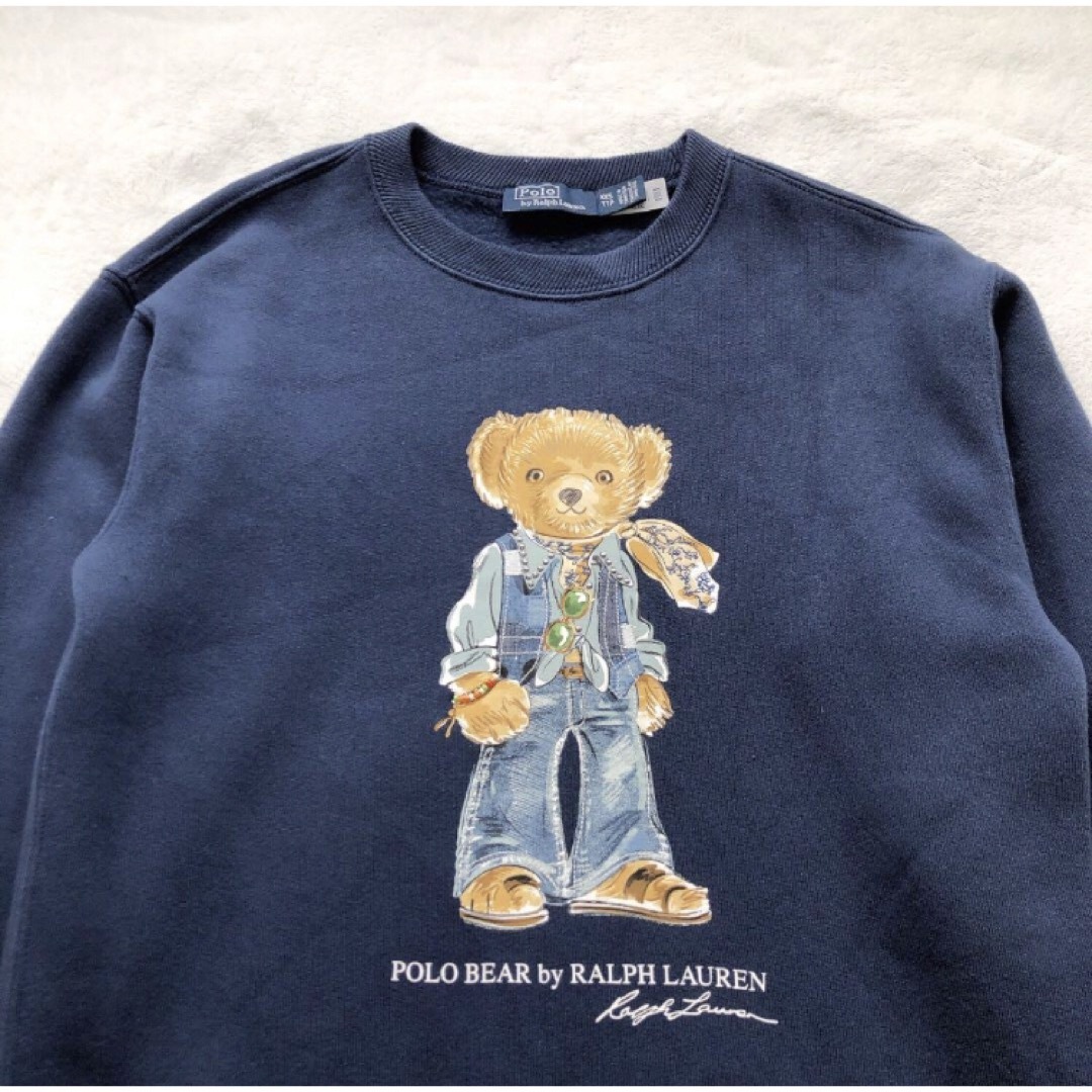 POLO RALPH LAUREN(ポロラルフローレン)の新作　RALPH LAUREN ラルフローレン　ポロベア　スウェット　ネイビー レディースのトップス(トレーナー/スウェット)の商品写真