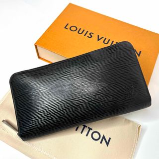 ルイヴィトン(LOUIS VUITTON)のLOUISVUITTON エピ ラウンドファスナー ジッピーウォレット 黒(財布)