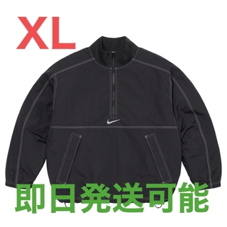 シュプリーム(Supreme)のSupreme Nike Ripstop Pullover "BLACK" XL(ナイロンジャケット)