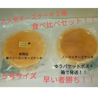 前田製菓 チーズケーキ２種食べ比べセット(チーズケーキ＆栗クリーミーチーズケーキ(菓子/デザート)