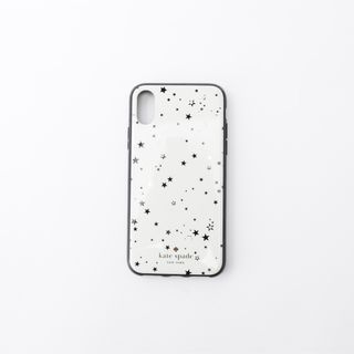 Kate spade iPhone X ケース　ホワイト　星　　ジャンク品