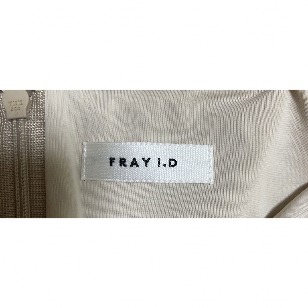 FRAY I.D(フレイアイディー)のフレイアイディー ワンピース フリルワンピ リボン ひざ丈 ベビーピンク レディースのワンピース(ひざ丈ワンピース)の商品写真