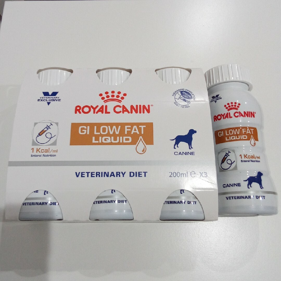 ROYAL CANIN(ロイヤルカナン)のロイヤルカナン　消化器サポート　低脂肪リキッド　犬用　200ml　４本　　療養食 その他のペット用品(犬)の商品写真