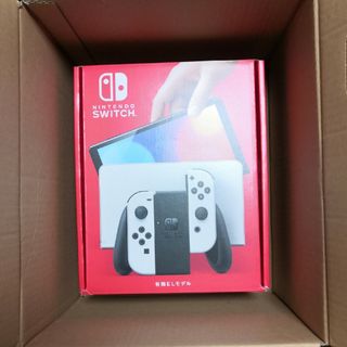 ニンテンドウ(任天堂)の店舗印なし【新品未開封】Nintendo Switch 本体 有機EL ホワイト(家庭用ゲーム機本体)