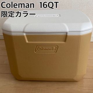 Coleman - 【在庫ラスト】新品未使用　コールマン　クーラー　16qt  ベージュ