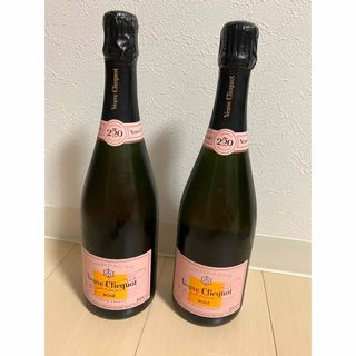 ヴーヴ・クリコ ローズラベル 250th アニヴァーサリー750ml 2本セット(シャンパン/スパークリングワイン)