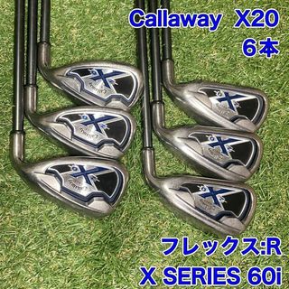 キャロウェイゴルフ(Callaway Golf)のCallaway X20 アイアン6本　ゴルフクラブ　キャロウェイ(クラブ)